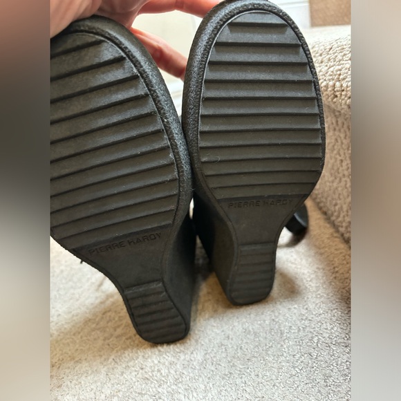 PIERRE HARDY SUEDE WEDGE BOOTS 10- NEVER WORN - Picture 6 of 7
